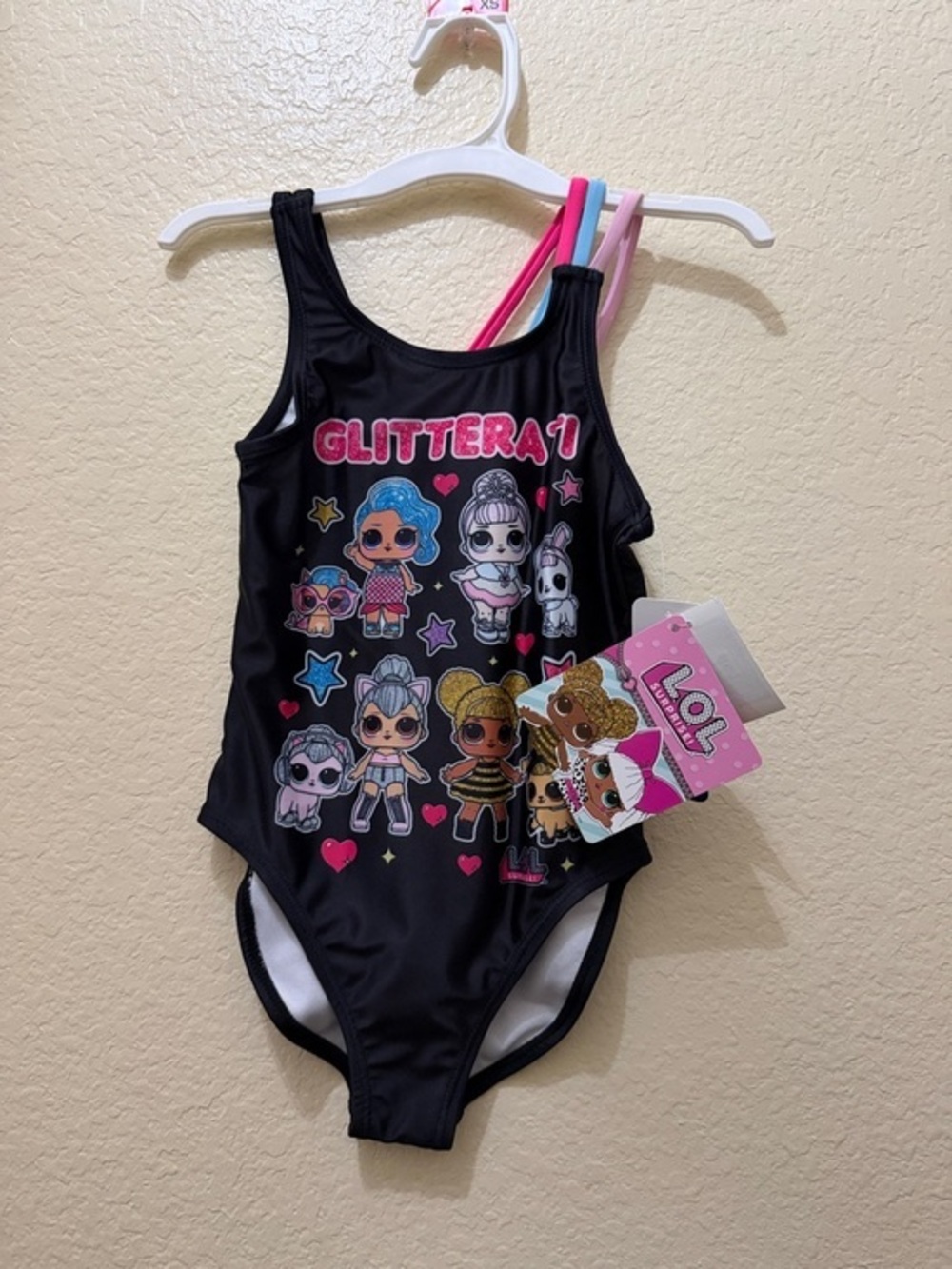 LOL Surprise! Black Girls Graphic One-Piece Swimsuit